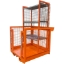 Picture of Order Picker Cage 1000Kg SWL - Wire Mesh and Adjustable Shelves